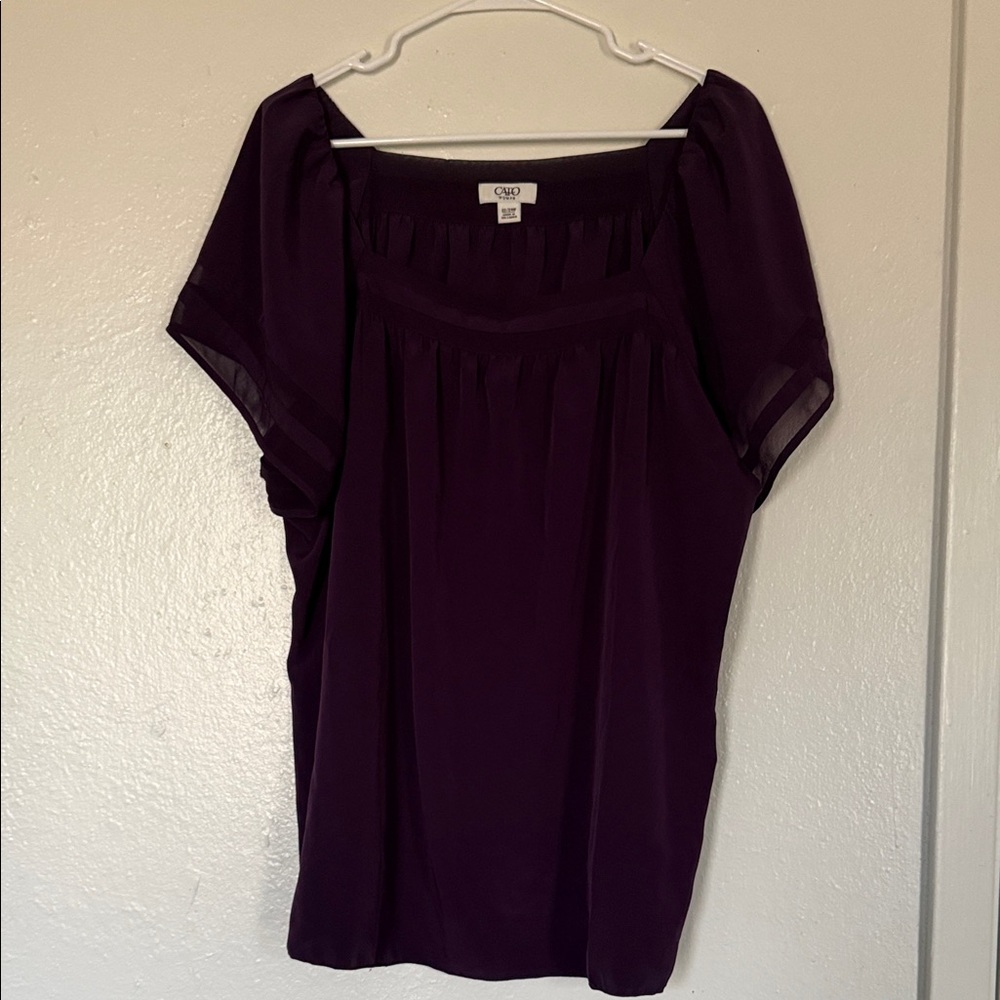 Cato Women's Deep Purple Blouse